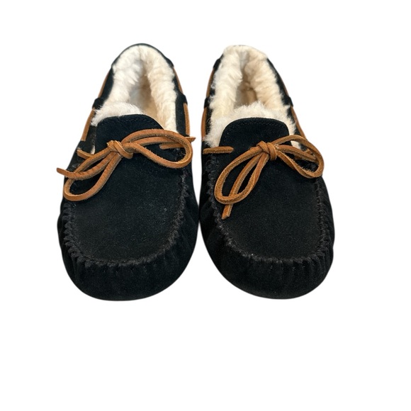 UGG | Dakota Slipper Black Suede Women's 6 - Picture 2 of 6